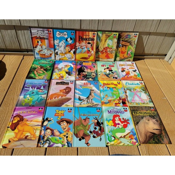 Lot of 20 Vintage Disney Books ODD TITLES Wonderful World of Reading - Picture 1 of 7